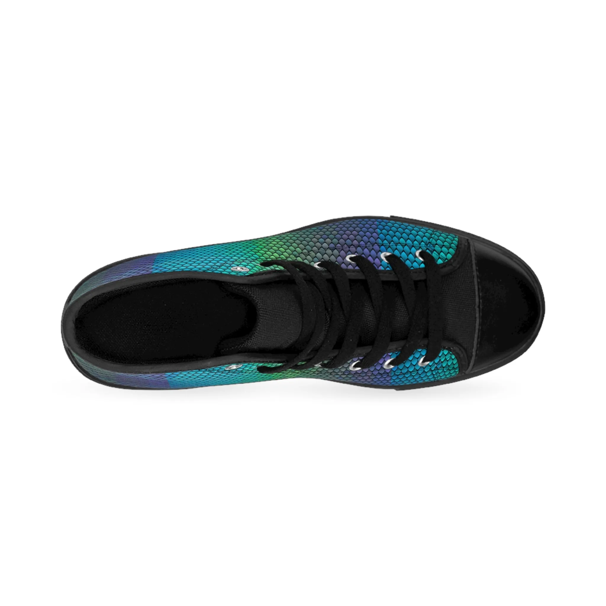 Abstract Scales Women's Classic Sneakers