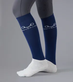 Adults Thin Stretch Riding Socks (2 Pairs) Navy