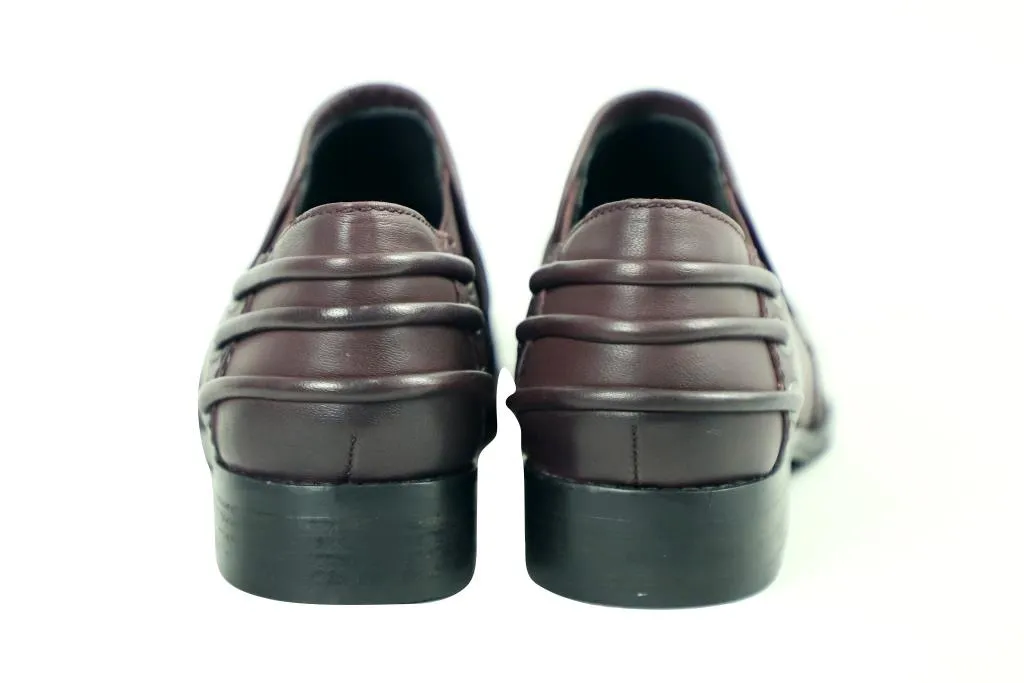 Annie Burgundy Dress Loafer