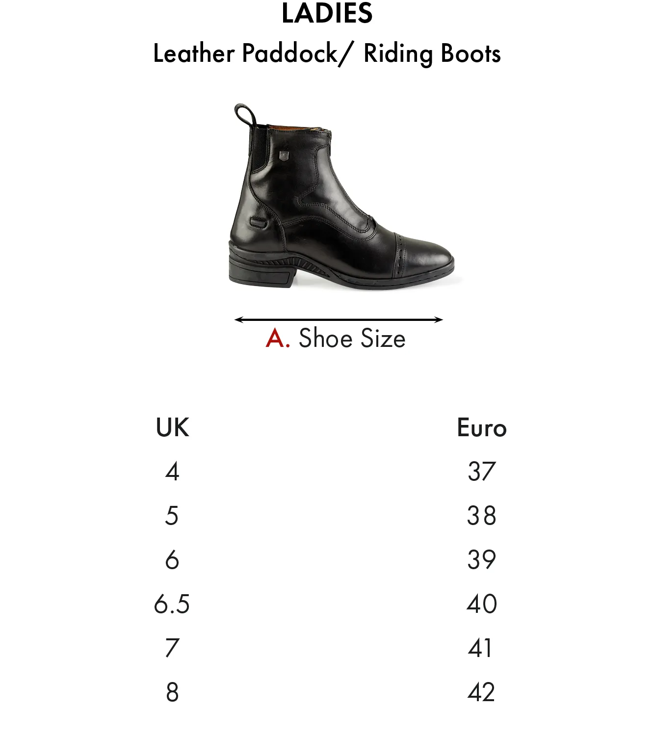 Aston Ladies Leather Paddock Boots