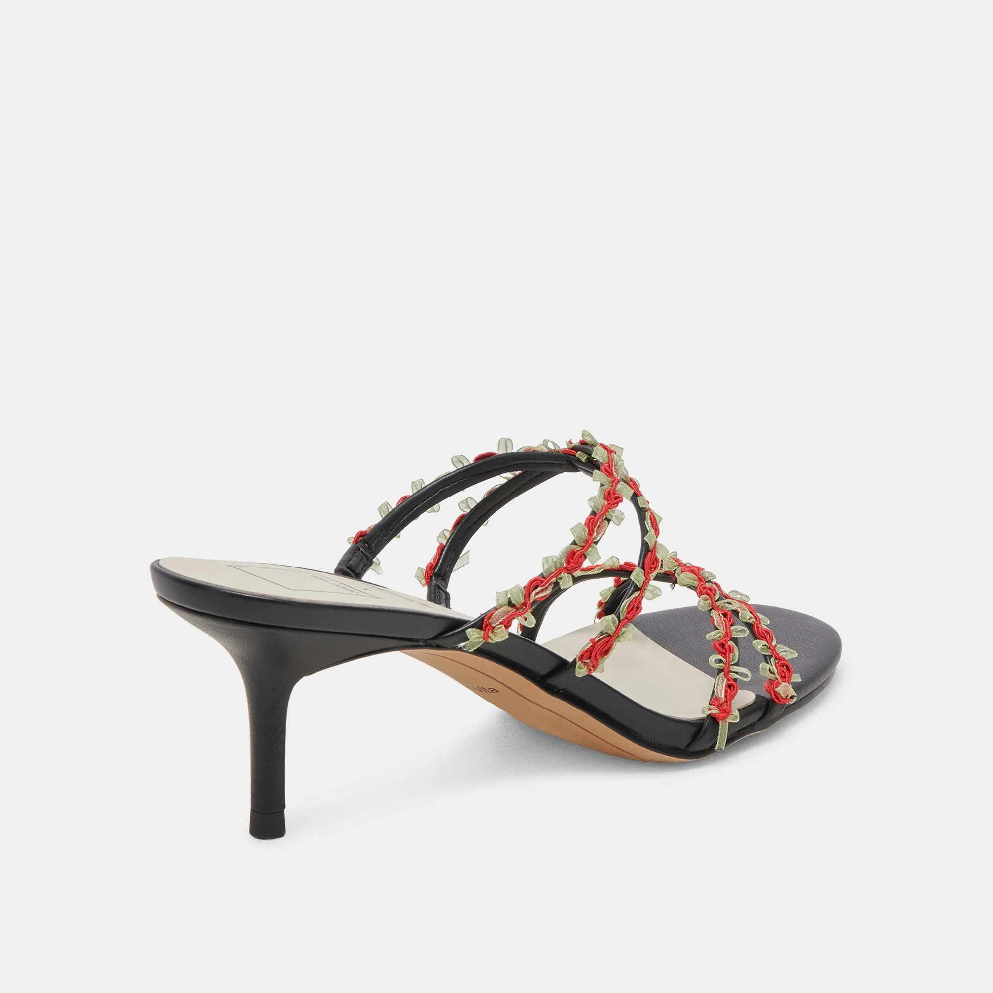 BETTI WIDE HEELS BLACK MULTI STELLA