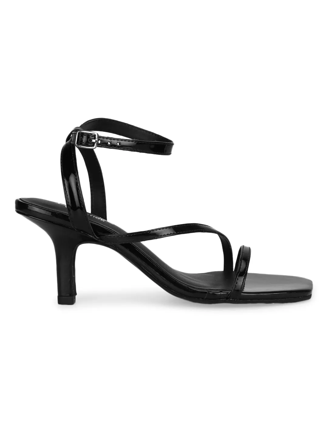 Black Patent Strappy Stilettos (TC-ST-1226-BLKPU)