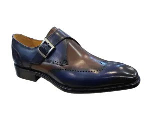 Carrucci Two Tones Side Strap Shoes