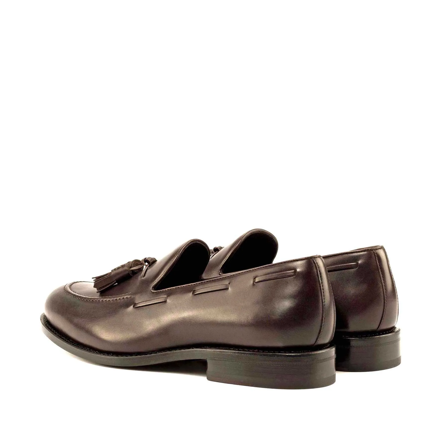 DapperFam Luciano in Dark Brown Men's Italian Leather Loafer