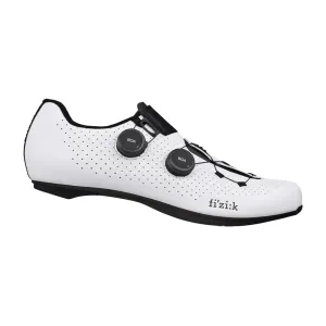 FIZIK VENTO INFINITO CARBON WIDE Cycling Shoes - White/Black