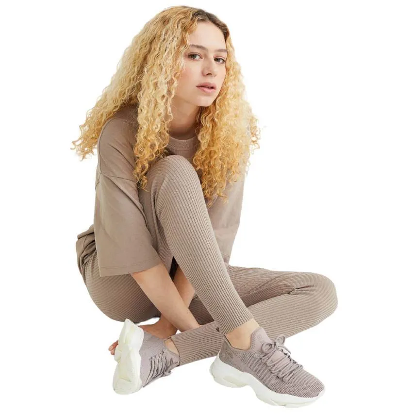 H&M x Steve Madden Mac sneakers, taupe