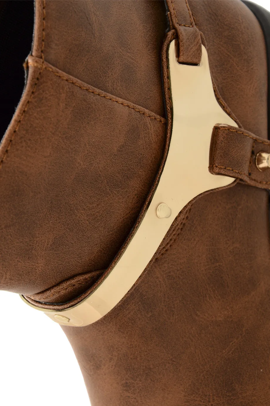 INDIANA Brown Ankle Boots