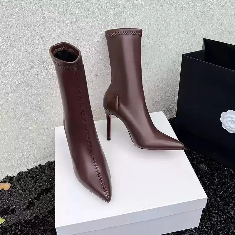 Keara Pointed Toe Ankle Boots