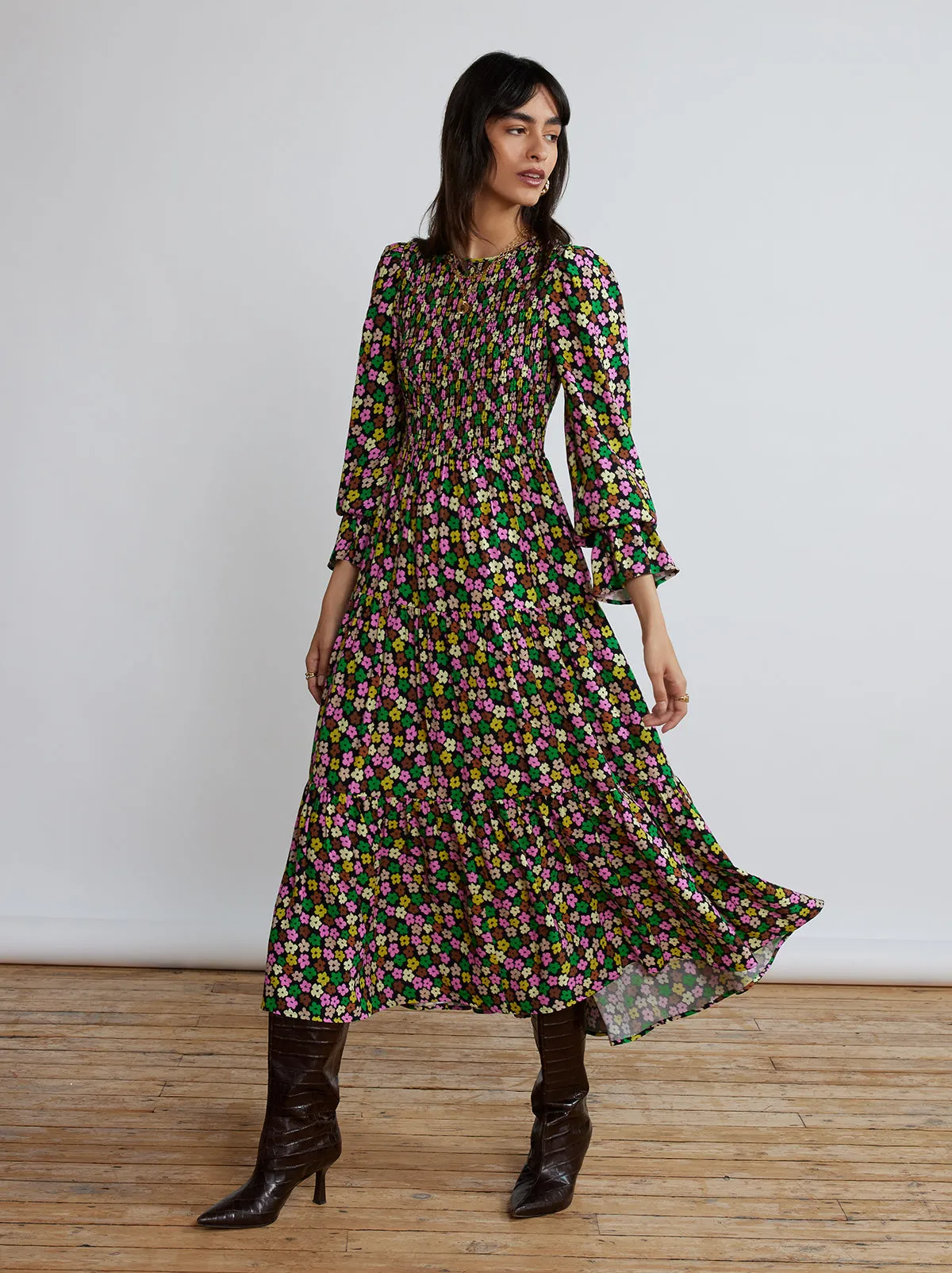 Petra Multi Floral Dress