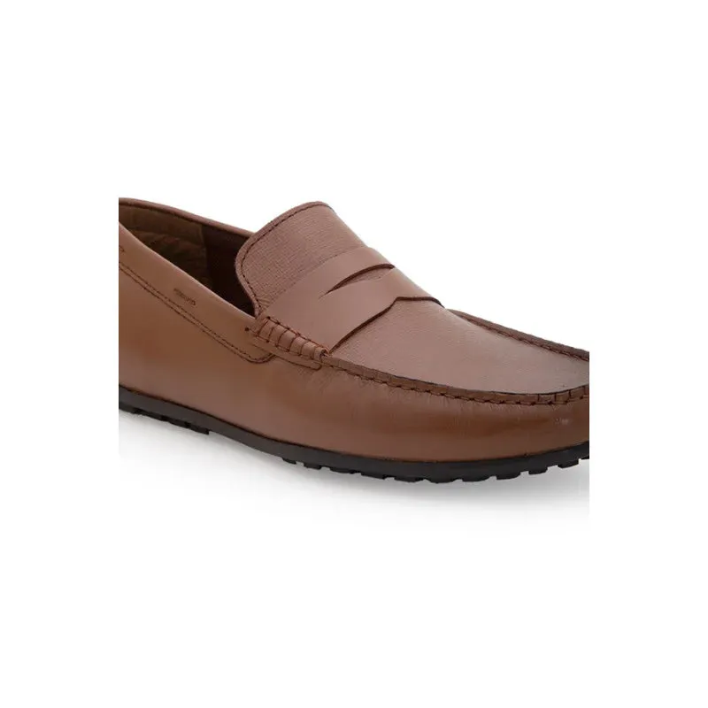 RedTape Men's Tan Slip-On Shoes