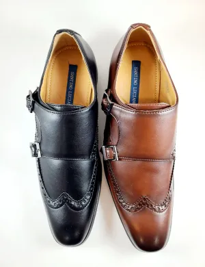 Santino Luciano Double Monk Strap