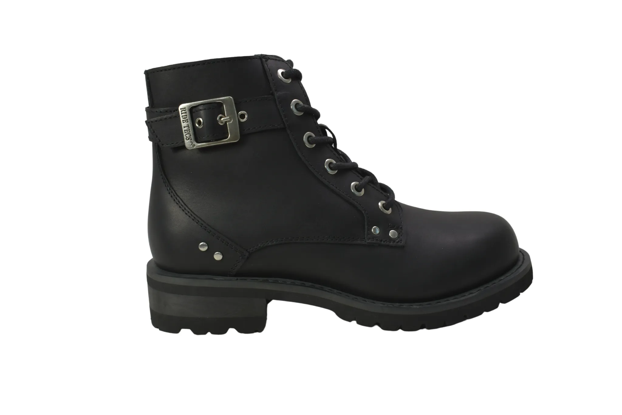 Women's 7" Biker Boot Black - 8647L