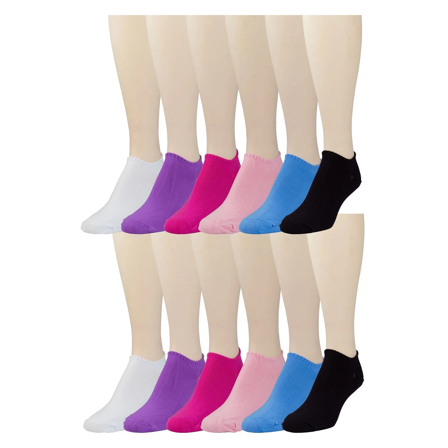 Women's No-show Microfiber Liner Low Cut Socks, Size 9-11