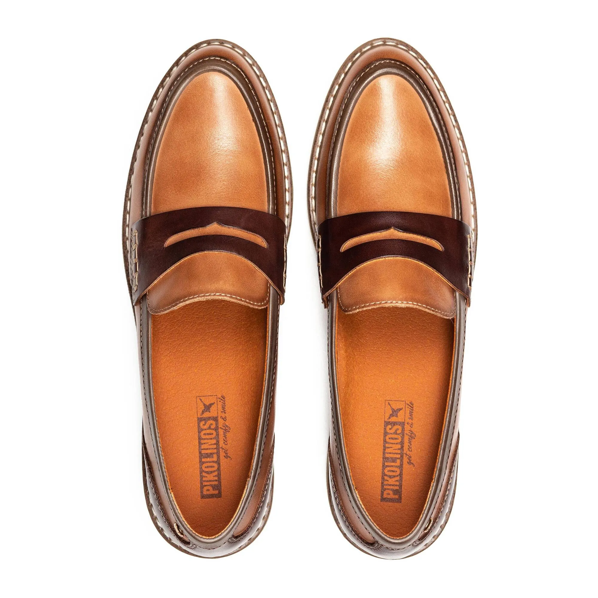 Women's Pikolinos Aldaya Loafers Color: Terracota